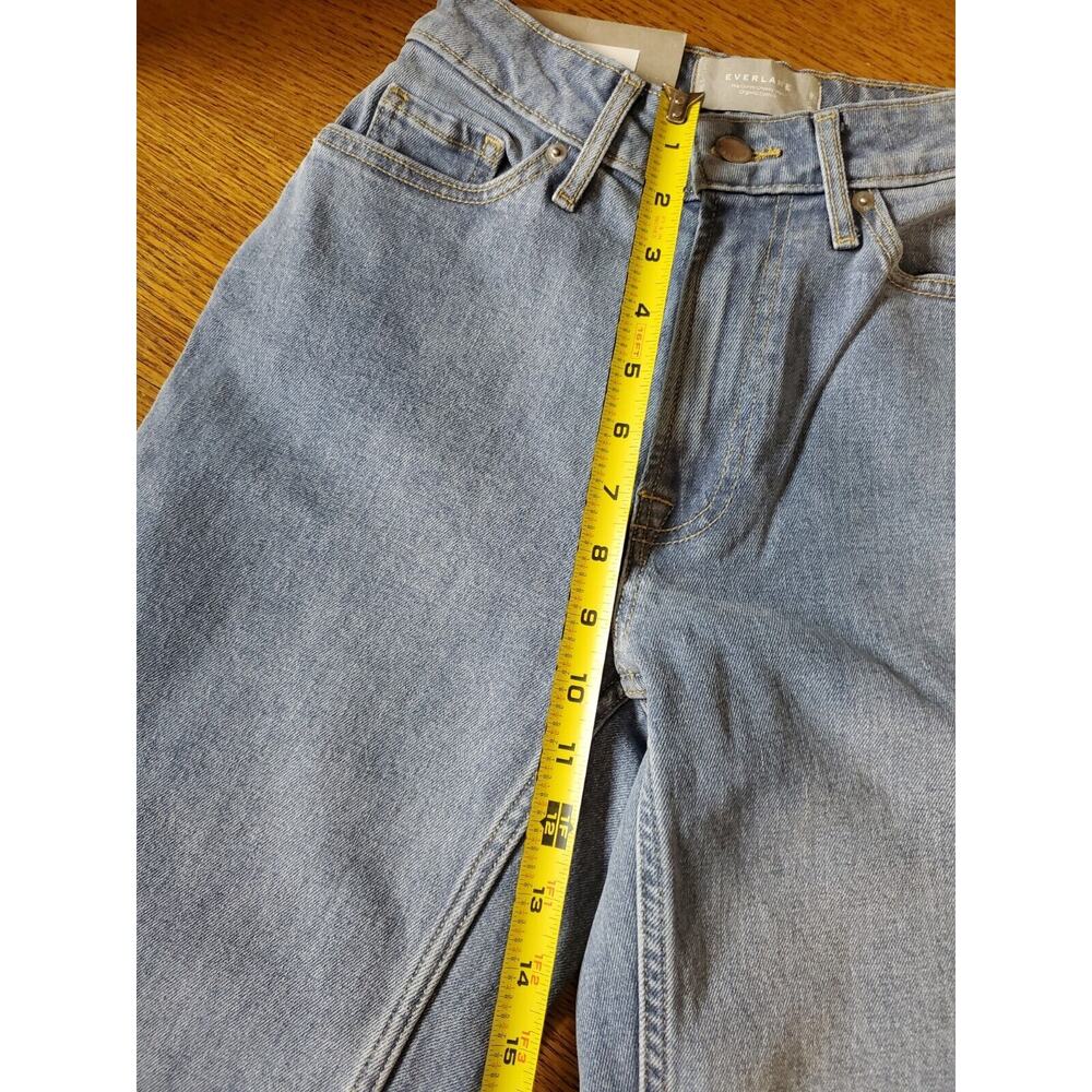 NWT Everlane 23 "The Curvy Cheeky Jeans" Stonewash Organic Cotton High‎ Rise - Picture 6 of 11